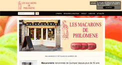 Desktop Screenshot of macaron-quimper.com
